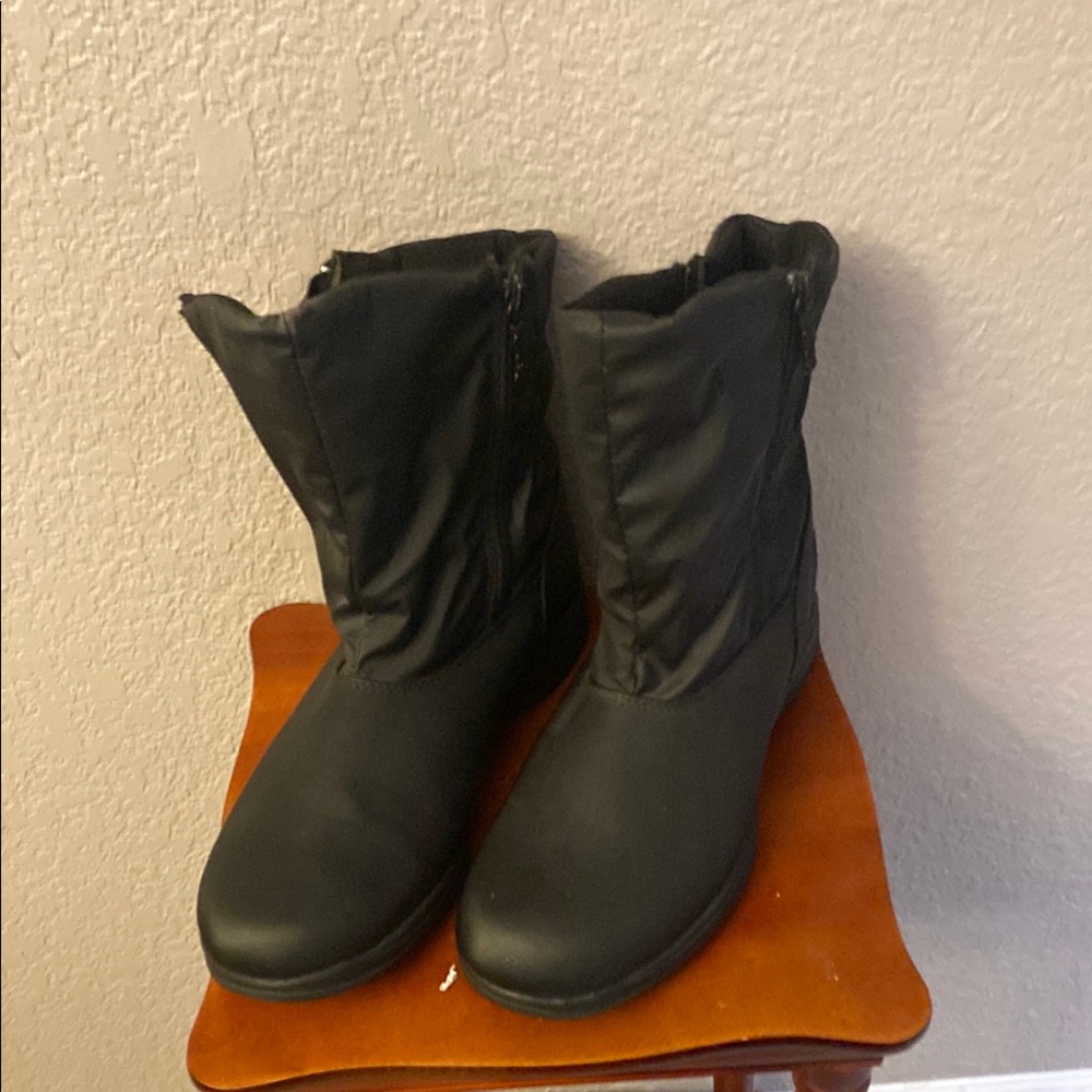 Kohls Tote Black Winter Boots